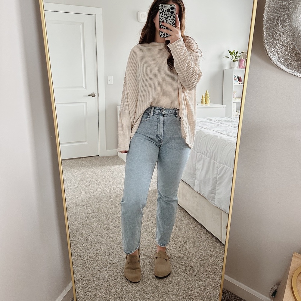 Boutique Cream Oversized Sweater